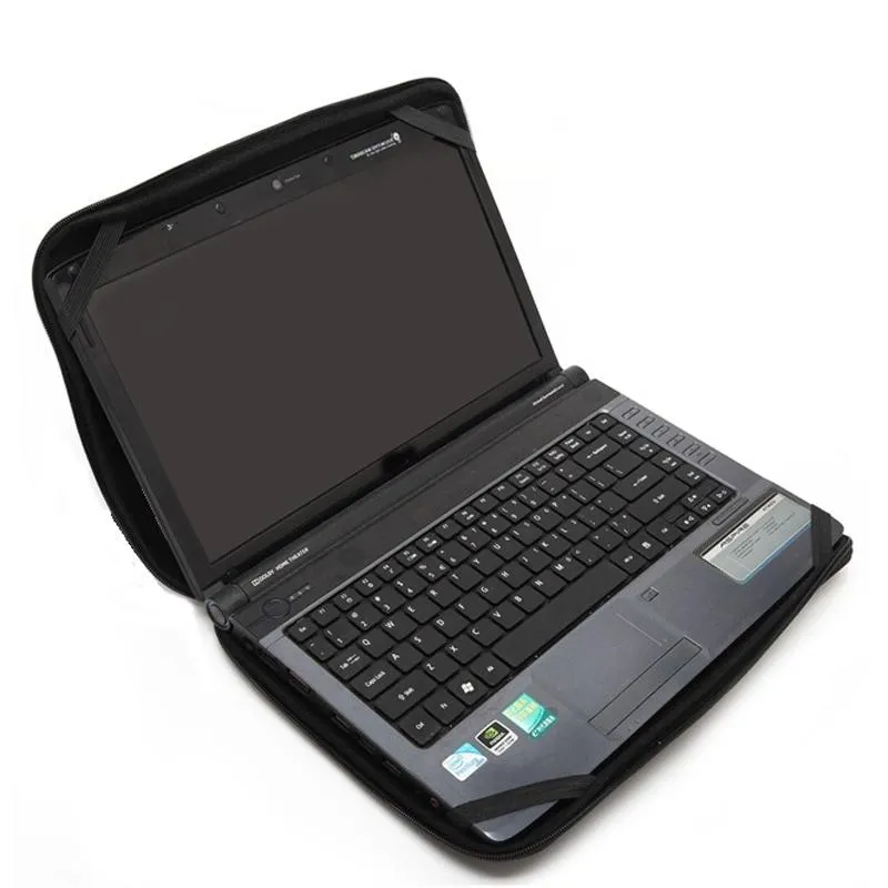17 Inch Diving Material Laptop Sleeve with Elastic Band - Four Corners