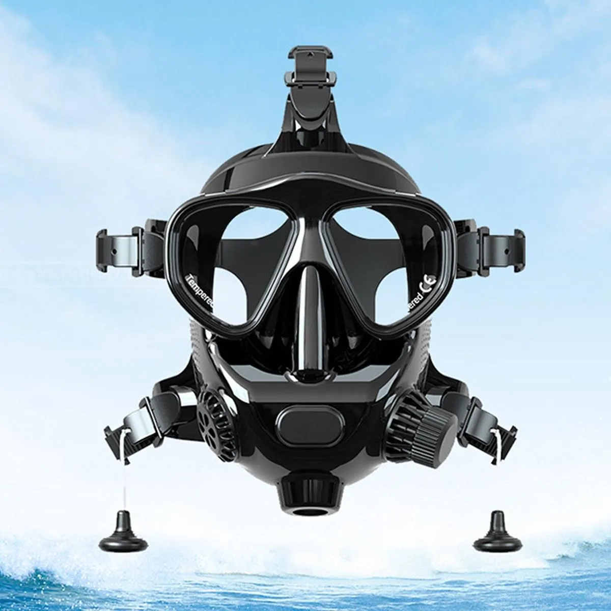 Action Camera Diving Snorkel Mask for Water Sports