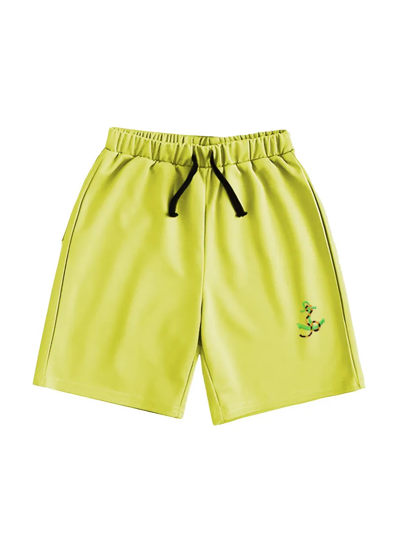Arrow Logo Printed Boys Shorts