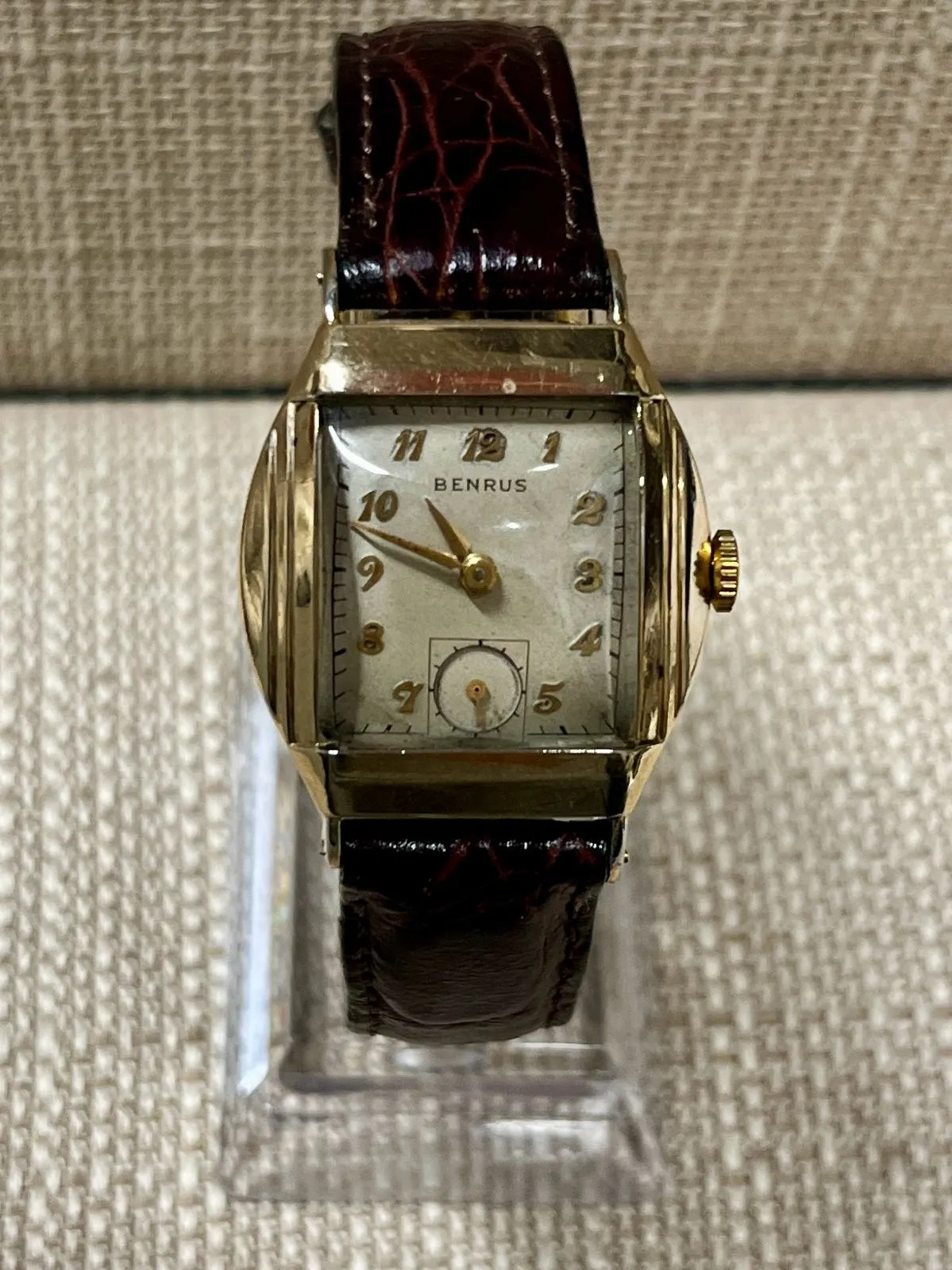 Benrus Beautiful & Elegant Art Deco Style 10K RGP Men's Watch - $4K APR w/ COA!!