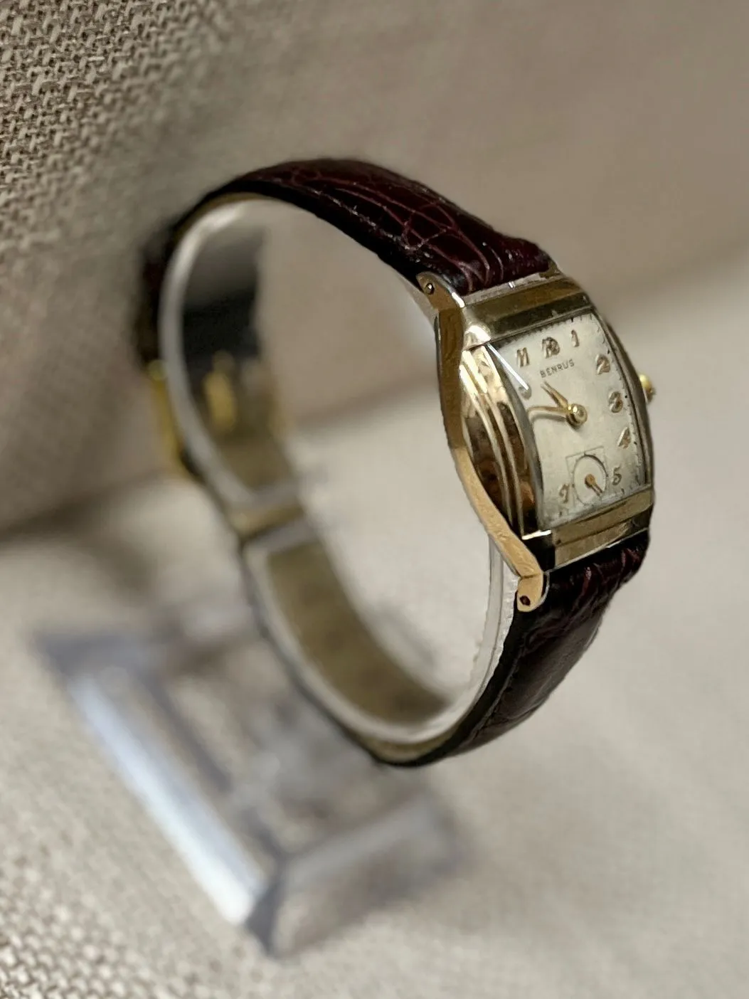 Benrus Beautiful & Elegant Art Deco Style 10K RGP Men's Watch - $4K APR w/ COA!!