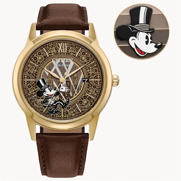Citizen Eco Drive Disney100 Mickey Mouse Fanfare Watch Box Set