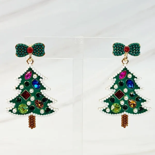 Dress Up Your Tree Dangle Earrings