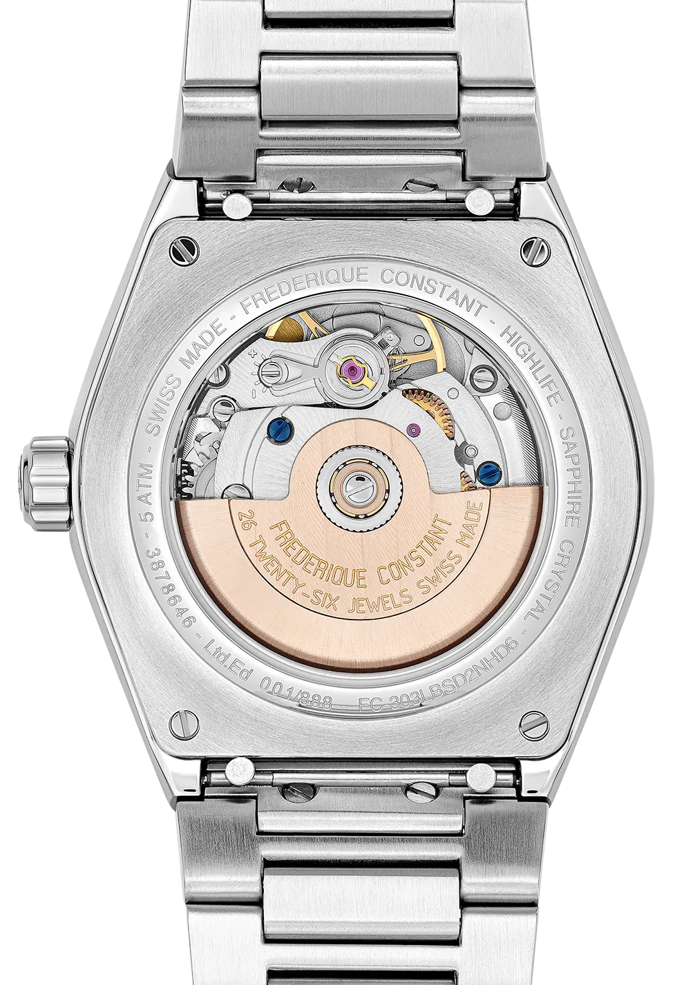 Frederique Constant Watch Highlife Automatic Sparkling Ladies