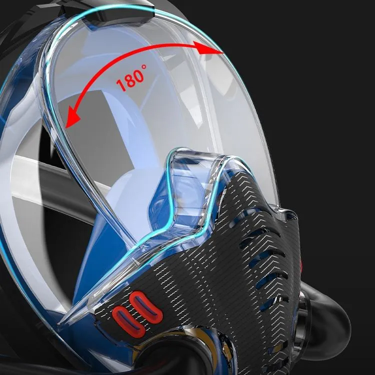 Full Dry Silicone Diving Mask for Adults - Double Tube