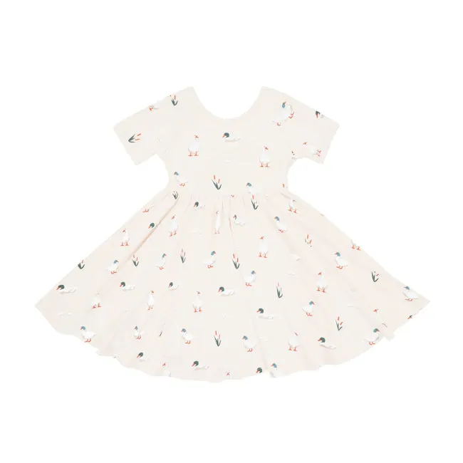 Kyte Baby Printed Twirl Dress in Duck