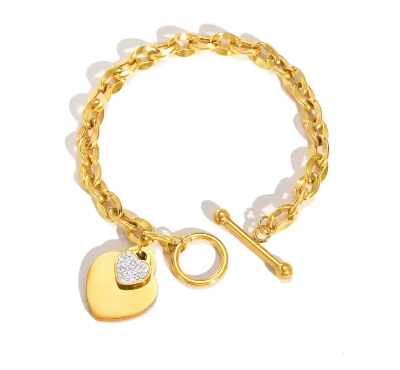 Love Heart Charm Bracelets for Women S1200493