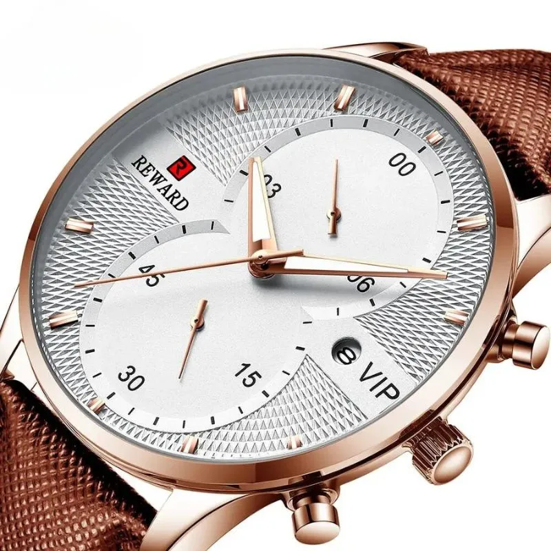 Luxury Chronograph Watch with Waterproof Quartz Movement