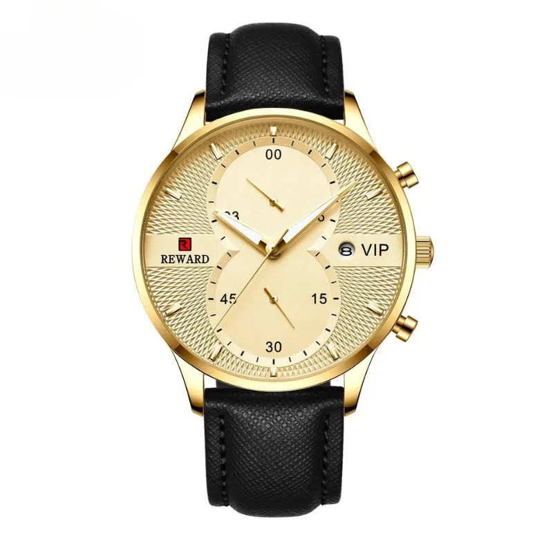 Luxury Chronograph Watch with Waterproof Quartz Movement
