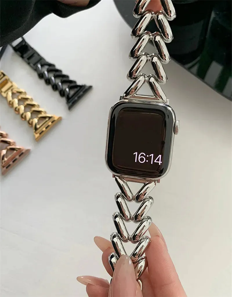 Luxury Love Heart Apple Watch Band