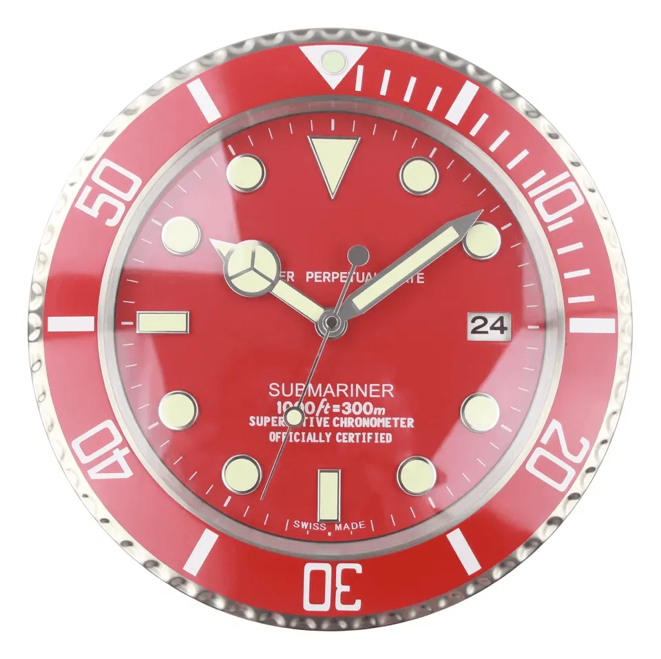 Luxury Metal Watches Art Clock Modern Decorations Wall Clock