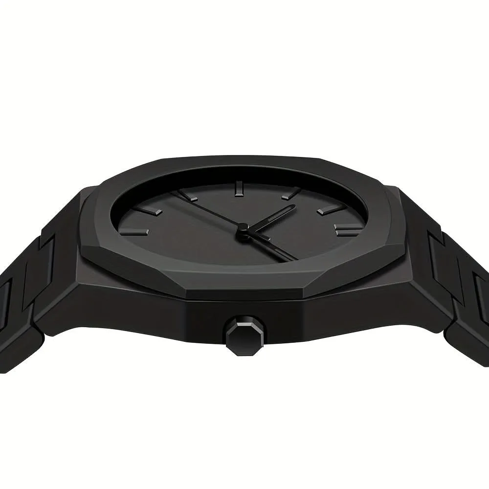 Men's Quartz Business Watch with Round Dial