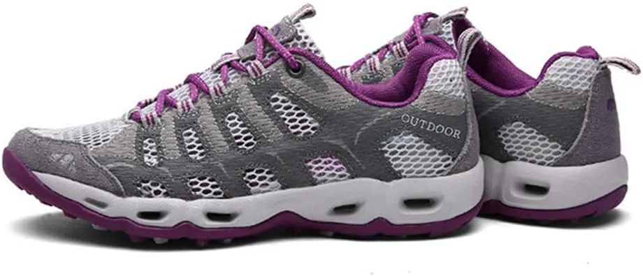 MIOKE Women's Lightweight Mesh Hiking Shoes Outdoor Running Trail Hiker Non-Slip Climbing Backpacking Shoes