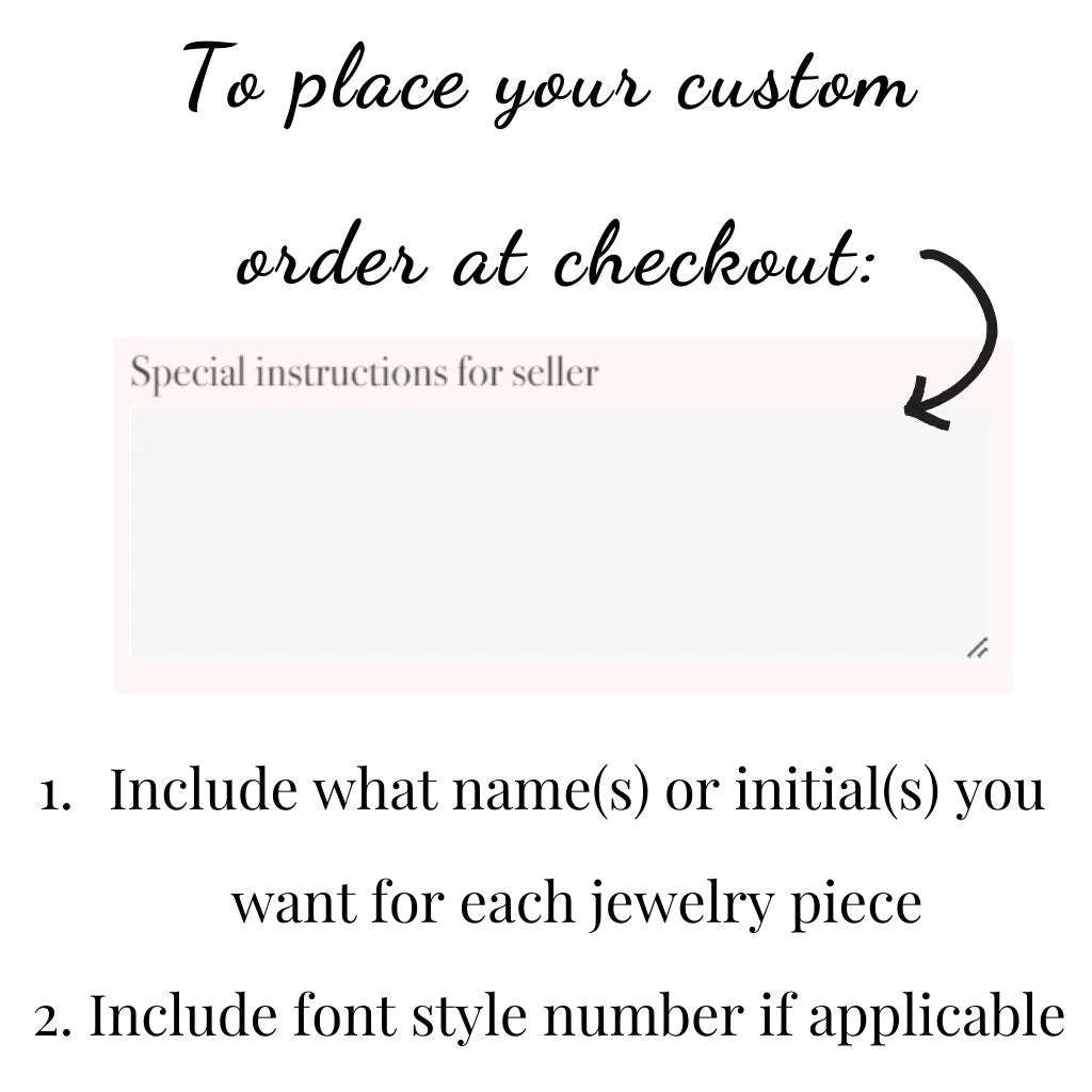 Personalized Double Name Ring
