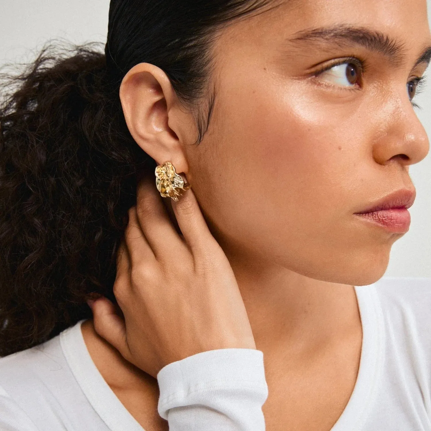 Pilgrim Jewelry Eclipse Gold Plated Hoops - 122522003