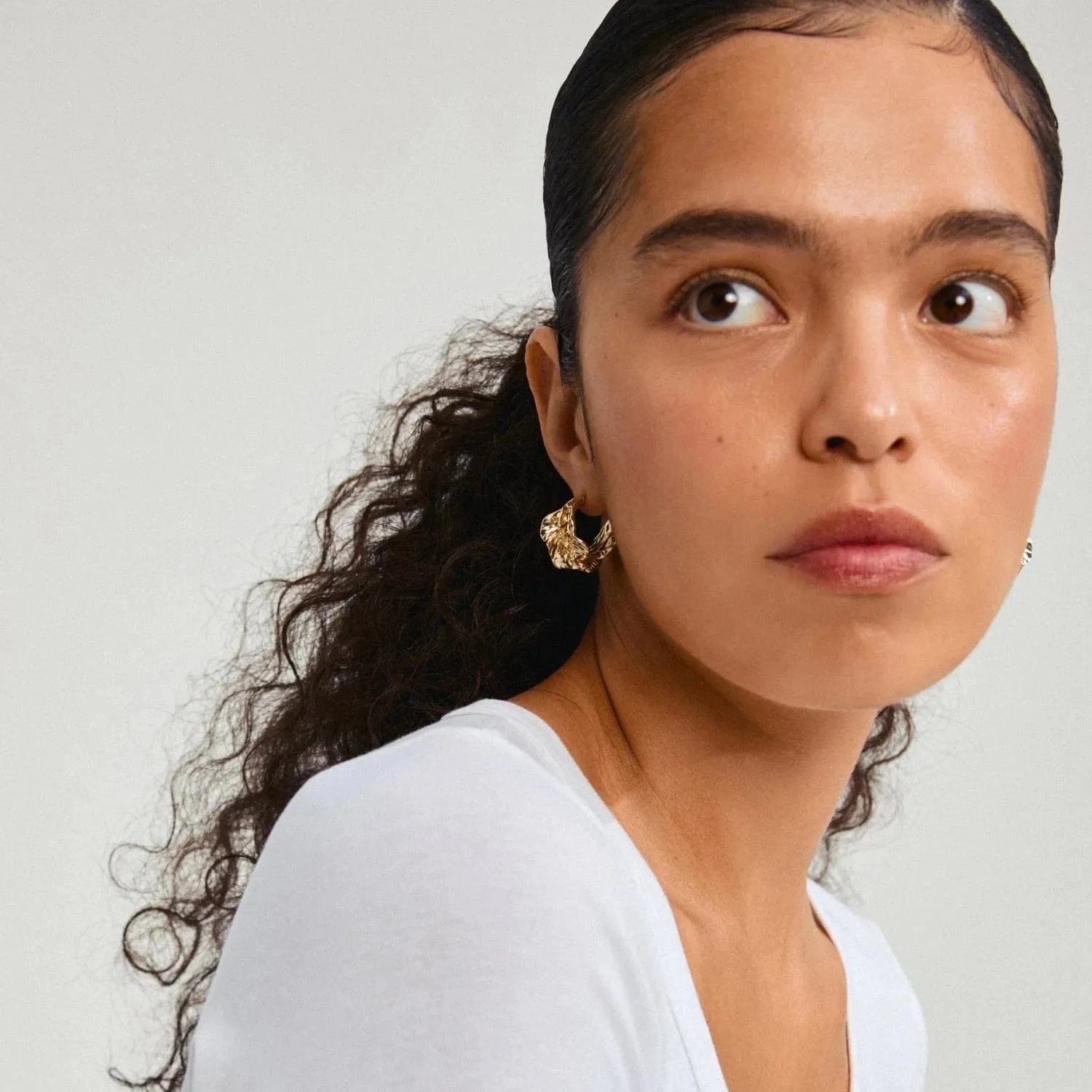Pilgrim Jewelry Eclipse Gold Plated Hoops - 122522003