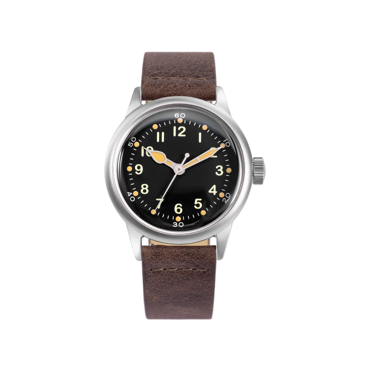 Service Watch - Black Leather