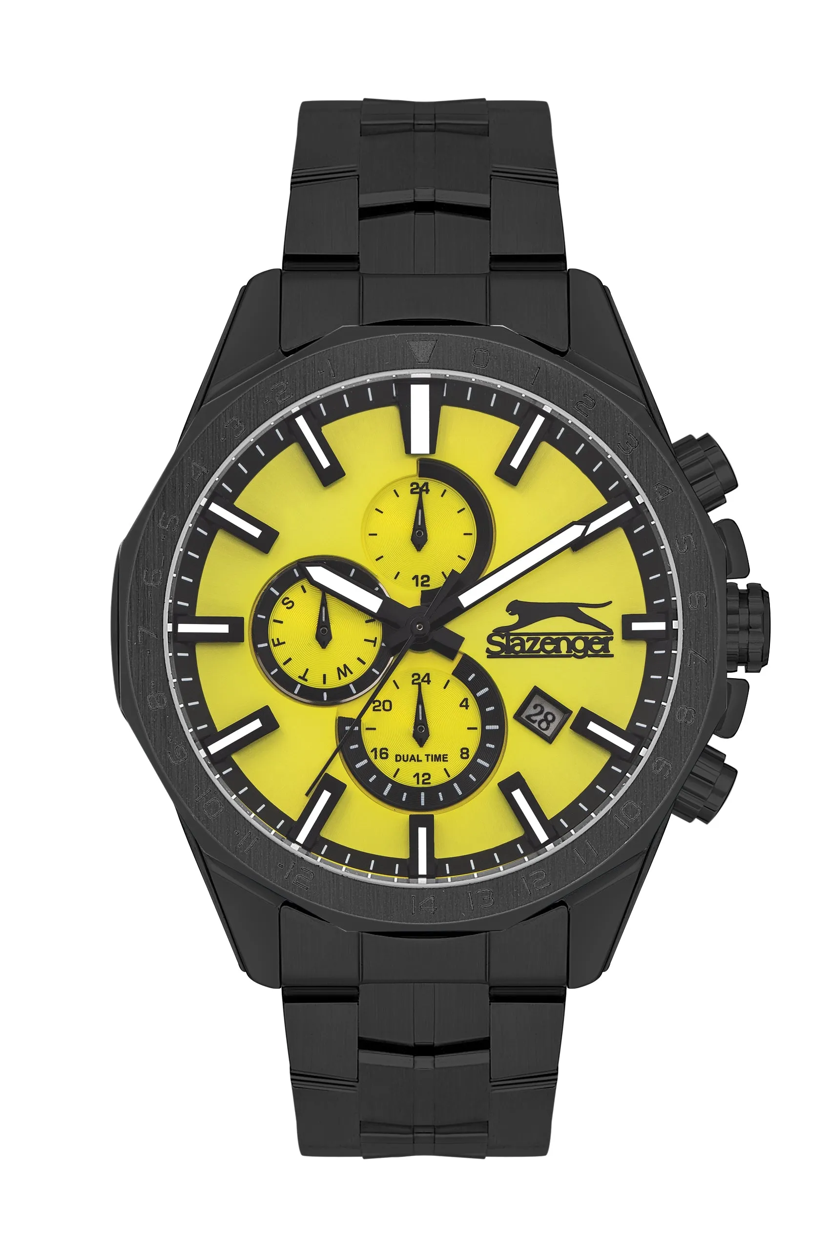 Slazenger - SL.9.2259.2.06 - Quartz Male Yellow Dial Watch