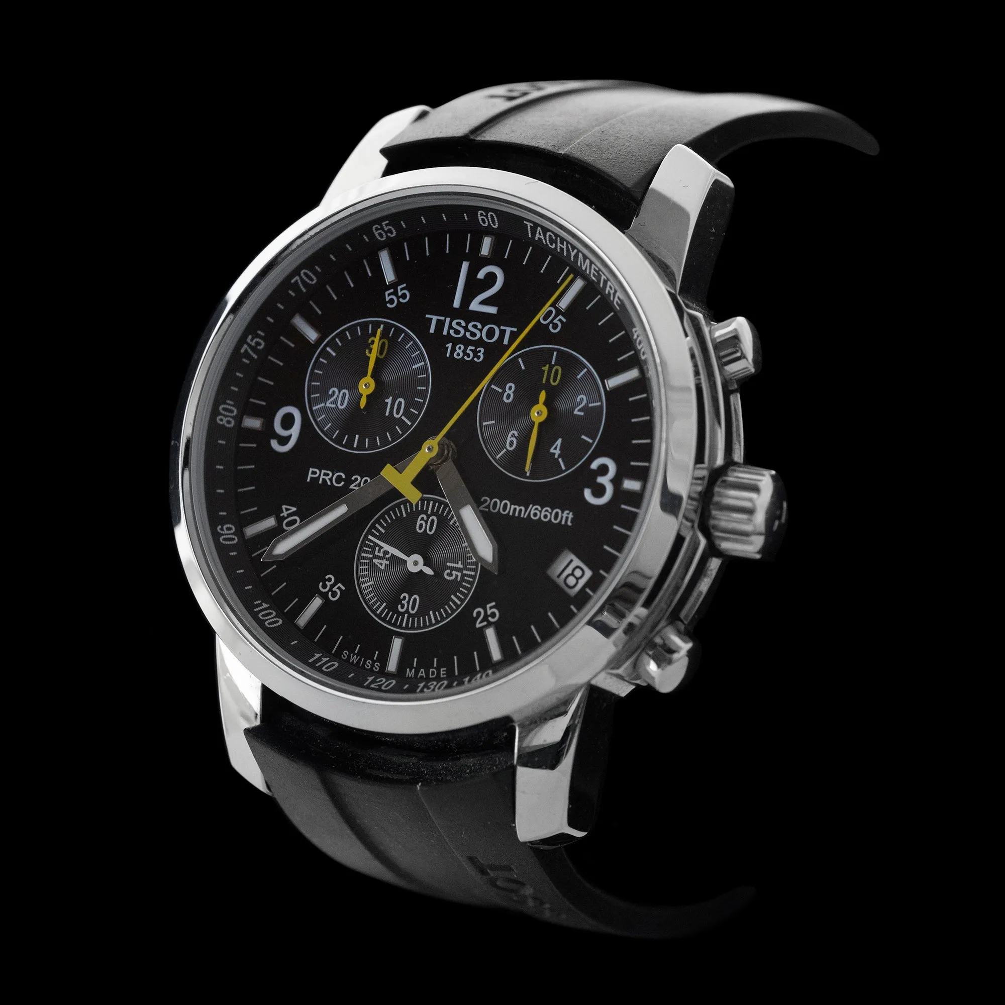Tissot - PRC 200 T461 Black Chronograph
